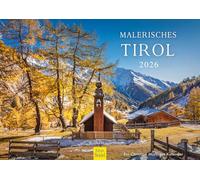 Edition Seidel Calendario premium pintoresco Tirol 2026, formato DIN A3, calendario de pared, Europa, Alemania, Italia, Austria, Baviera, Tirol del Sur, Tirol Oriental, Ramsau, Alpes Christian