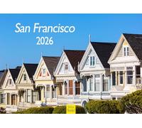 Edition Seidel Calendario premium San Francisco 2026, formato DIN A3, calendario de pared, Estados Unidos, California, Golden Gate, Isla Alcatraz, Pacífico, costa oeste, horizonte metropolitano