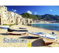Edition Seidel Calendario premium Sicilia 2026 formato DIN A4 calendario de pared Europa Italia Mediterráneo isla Palermo Favignana Scala dei Turchi Isola Bella