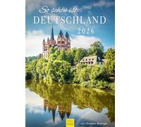 Edition Seidel Calendario prémium «So schön ist Deutschland 2026», formato DIN A3, calendario de pared, lago Königssee Meersburg, monasterio Schöntal Limburg Heidelberg Christian Müringer