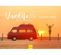 Edition Seidel Calendario premium Vanlife 2026, formato DIN A3, calendario de pared, Van Camper, autocaravana, camping, naturaleza en la carretera Mario Weigt