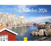 Edition Seidel Calendario Suecia 2026, formato DIN A4, calendario de pared, Escandinavia, Estocolmo, Goteburgo, Parque Nacional Abisko Báltico