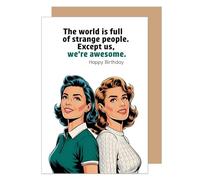 Edition Seidel G3780 SW025 - Tarjeta de felicitación de cumpleaños con sobre, diseño con texto en inglés