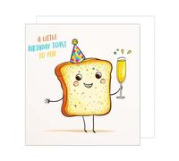 Edition Seidel GQ182 SW024 Tarjeta de cumpleaños cuadrada con sobre, tarjeta de felicitación con texto en alemán