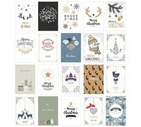 Edition Seidel Juego de 20 tarjetas de Navidad de diseño prémium con sobre - Tarjetas postales de Navidad