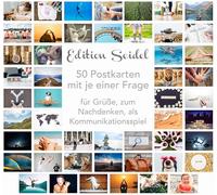 Edition Seidel Juego de 50 tarjetas postales premium motivacionales para entrenamiento de comunicación, juego de conversación, herramientas de coaching, paisajes naturales, tarjetas de autoconciencia