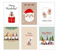 Edition Seidel Juego de 6 tarjetas de Navidad con sobre, tarjetas de Navidad