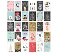 Edition Seidel Juego de 60 tarjetas postales navideñas (2 x 30 unidades)