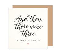 Edition Seidel Premium tarjeta de nacimiento cuadrada con sobre. Tarjeta mensaje en inglés Hello Baby bienvenido familia mamá papá bebé amor (EQ192 SW026)