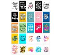 Edition Seidel Set de 25 Karten divertido Juego de tarjetas postales con refranes - Idea de regalo - Idea de decoración - Amor, amistad, vida, motivación - Postcrossing - Tarjetas de cumpleaños