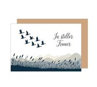Edition Seidel Tarjeta de condolencia premium con sobre, tarjeta de condolencia (T1206 SW025)
