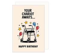 Edition Seidel Tarjeta de cumpleaños premium con sobre, tarjeta de felicitación, tarjeta de felicitación, tarjeta de cumpleaños, tarjeta de cumpleaños, para hombre y mujer, humor divertido (G3736