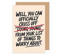 Edition Seidel Tarjeta de cumpleaños premium con sobre, tarjeta de felicitación, tarjeta de felicitación con texto en alemán "Happy Birthday Mann Frau Funny Humor (G3655 SW024)