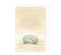 Edition Seidel Tarjeta de felicitación premium con sobre, tarjeta de confirmación, tarjeta de felicitación, refranes, niñas, jóvenes, piedra, pez, arena, libertad, deseos (FI160 SW026)