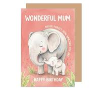 Edition Seidel Tarjeta de felicitación premium para cumpleaños con sobre. Tarjeta de felicitación de cumpleaños tarjeta de felicitación hechizo Inglés Feliz cumpleaños para gran mamá madre esposa