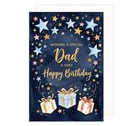 Edition Seidel Tarjeta de felicitación premium para cumpleaños con sobre. Tarjeta de felicitación de cumpleaños tarjeta de felicitación hechizo Inglés Feliz cumpleaños para fiesta elegante especial