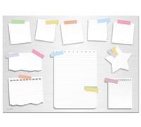 Edition Seidel Vade de escritorio, planificador semanal, papel para arrancar, DIN A3 To Do Vade de escritorio, 25 hojas, base de papel, bloc de demolición, planificador semanal, material escolar,