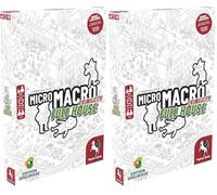 Edition Spielwiese Pegasus Spiele- MicroMacro: Crime City 2 - Full House (Edición Pradera de Juego), Color, Multicolor 59061G, alemán (Paquete de 2)