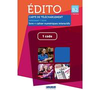 Edito niveau B2: Carte de téléchargement Manuel numérique premium 1 code