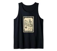 Editor Tarot Card Halloween Spooky Gothic News Periodista Camiseta sin Mangas
