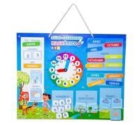 Editorial GEU Calendario Infantil Magnético | Calendario Montessori | Mi Primer Calendario Magnético con Reloj (Calendario con Reloj)