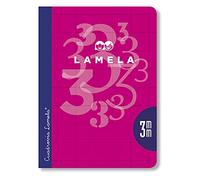EDITORIAL LAMELA Paquete 10 Libretas cuarto 50 hojas 3 mmn, 8 COLORES SURTIDOS, 06C003