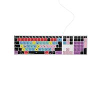Editors Keys Final Cut Pro - Teclado compatible con AB10 Core - USB-C con cable - Retroiluminado - Más de 100 atajos codificados por colores - Solo Mac - Diseño inglés del Reino Unido/Euro
