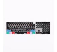 Editors Keys Logic Pro - Funda para teclado numérico Apple Magic, piel protectora de silicona con accesos directos Logic Pro, compatible con modelos TouchID y no TouchID
