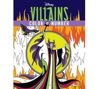 Editors of Thunder Bay Disney Villains Color-By- (Tapa blanda) (Importación USA)