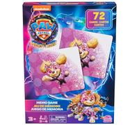 Editrice Games, Paw Patrol, Juego de Memory Tematizado Paw Patrol: La Super Película, Juego de Cartas para Estimular la Memoria, Juegos para Niños y Niñas, 4+ años