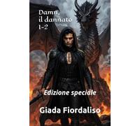 Edizione speciale Damn, il dannato volumi 1-2 con più immagini a colori marcati sullo sfondo di ogni pagina, cover con Damn e drago nero: Edizione speciale