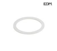 Edm 00672 junta de silicona para cafetera 9 tazas, blanco
