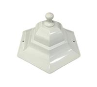 EDM 00951 Sombrero Recambio para Los Modelos de Faroles Paris, Blanco