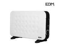 EDM Convector de aire EDM 07135 – 2000 W, 3 niveles de calor – Negro