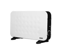 Convector - EDM 07135, 2000 W, 3 niveles de calor, Negro