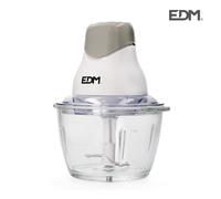 Edm 07669 picadora con recipiente de cristal, 320 w