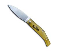 Edm Navaja ANETO Plegable Mango Plástico Acero Inoxidable Profesional 22cm Marrón