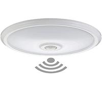 Aplique de superficie 2xE27 IP20 con sensor de movimiento EDM