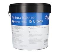 EDM 25401 Pintura Plastica Mate Interior, 15 l, Blanco