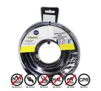 Edm 28491 carrete cablecillo flexible libre-halógenos, negro, 4 mm, 1