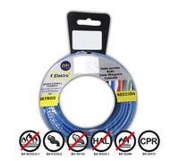 Edm 28495 carrete cablecillo flexible libre-halógenos, 4 mm, azul, 20
