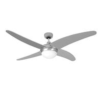 EDM 33807 Ventilador de Techo Modelo Caspio 60W, Plateado/Niquel, 132 cm