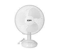 EDM 33963 Ventilador de Sobremesa 35W, Blanco, 30 cm