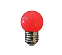 Edm 35445 Bombilla Esferica Led, Rojo
