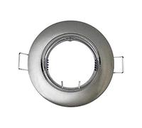 EDM 35908 Aro Halógeno Oscilante Níquel Mate, Plateado, ø 8.2 Cm