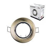 EDM 35909 Aro Halógeno Oscilante, Dorado, ø 8.2 Cm