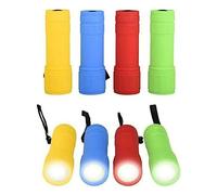 EDM 36399 Mini Linterna de COB Led y 3 Pilas AAA Incluidas, Multicolor, 60 Leds