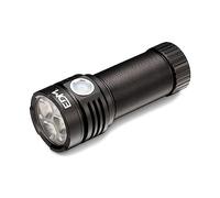 Edm 36406 Linterna Led Flashlight 3 X Osram Recargable, Negro