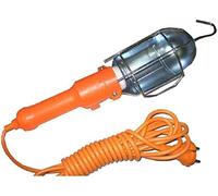 Edm 37001 lampara portatil con gancho e interruptor metalica, multicol