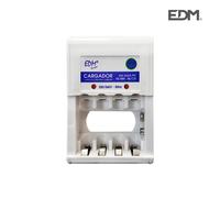 Edm 38706 cargador de pilas para 4 pilas aa